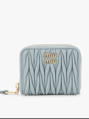 Miu Miu Matelassé Nappa Leather Coin Purse